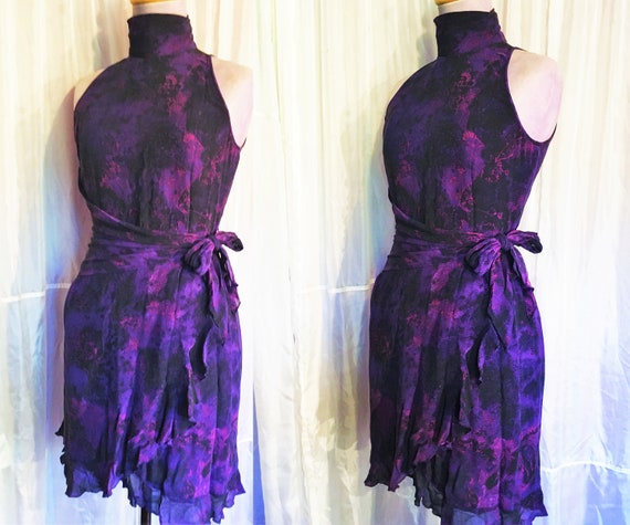 Vintage Ungaro Paris Silk Halter Dress