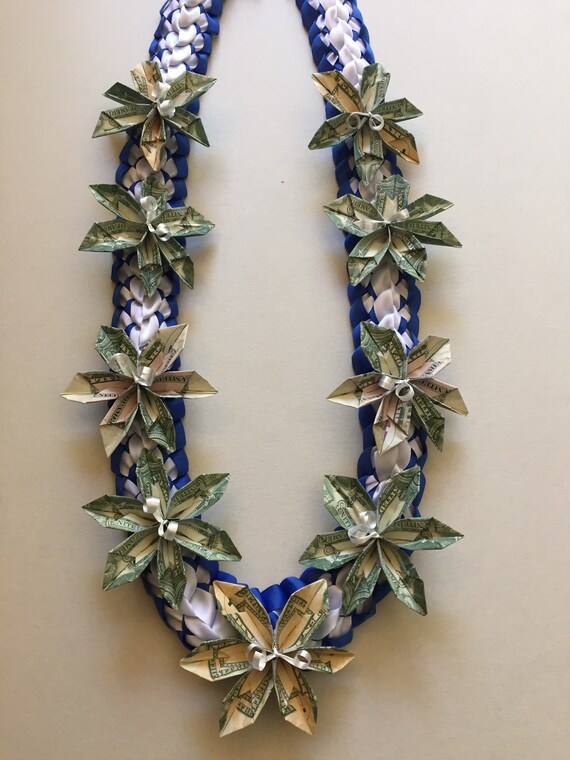 Graduation Gift Money Lei Graduation Lei Hand Crafted Double Etsy