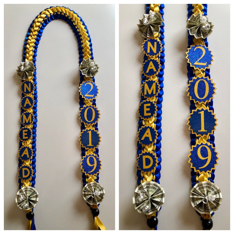 Graduation Lei Money Lei GRADUATION GIFT Ribbon Lei Money Etsy