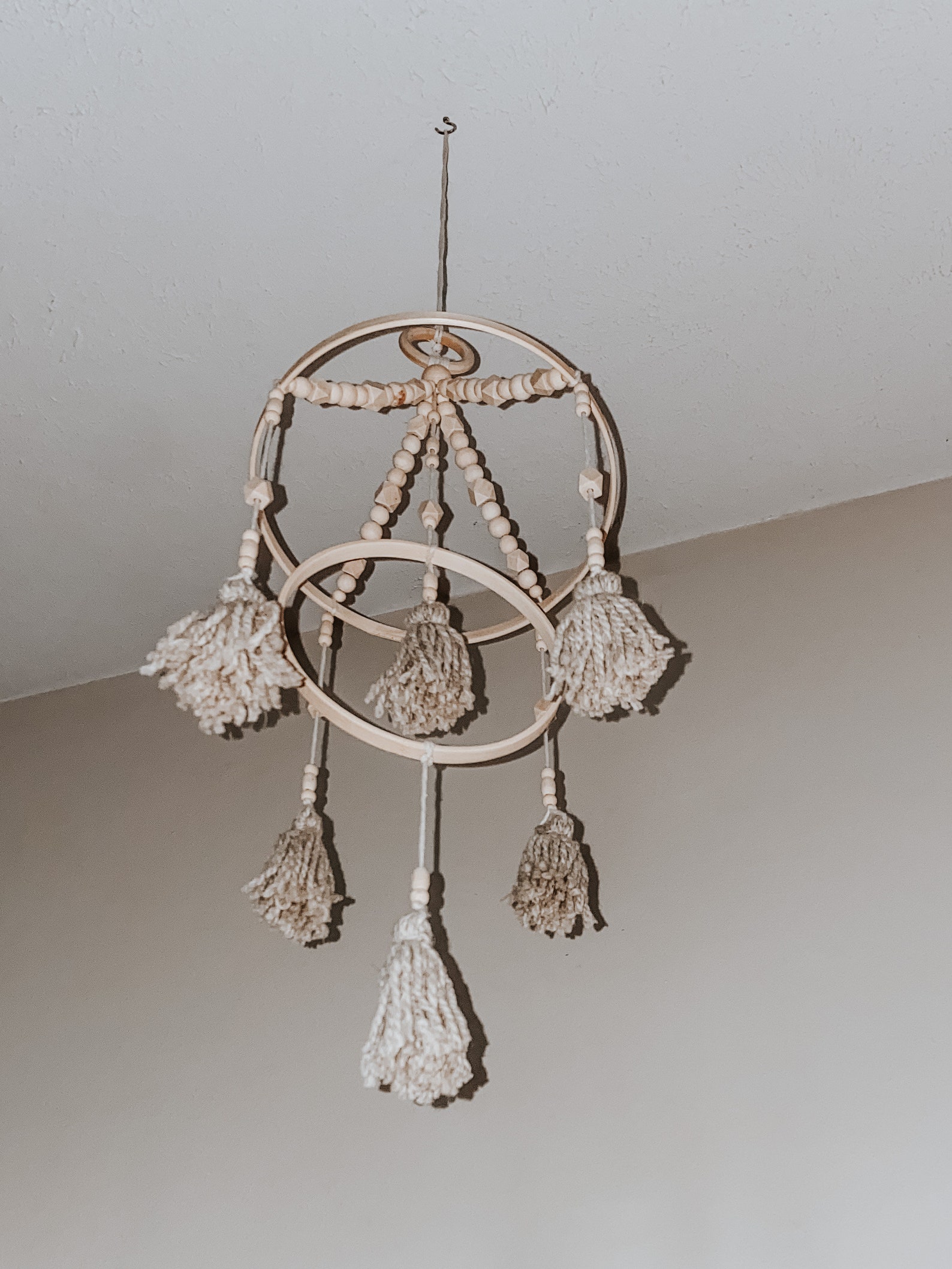 Boho baby mobile nursery decor home decor neutral Etsy