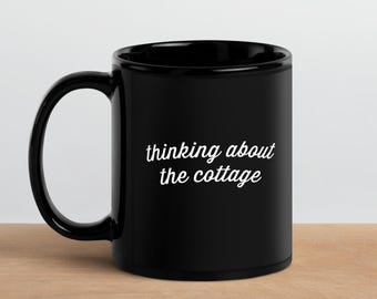 The Cottage Coffee Mug – book lover's gift Heated Rivalry Inspired