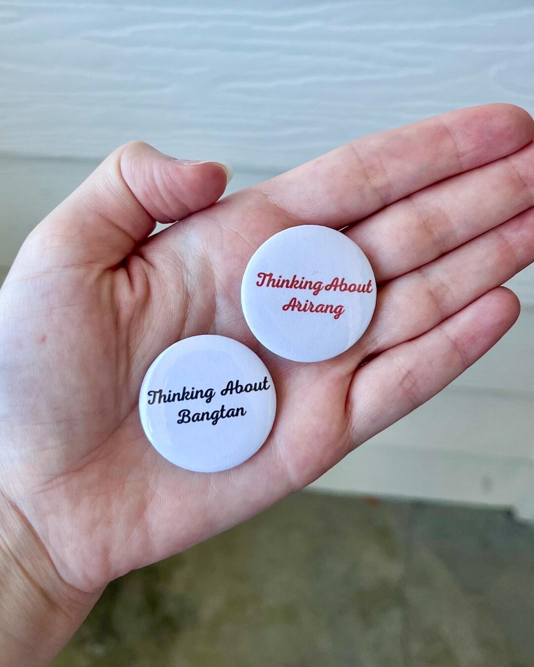 BTS Arirang Buttons - Accessory Concert Freebie - Etsy