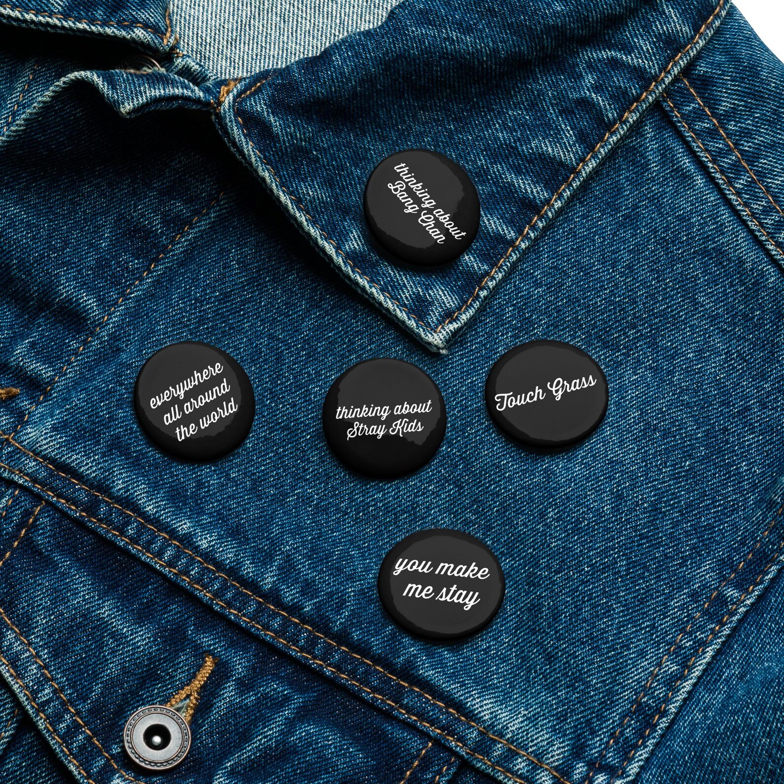 Stray Kids Buttons - Bang Chan Bias - Etsy