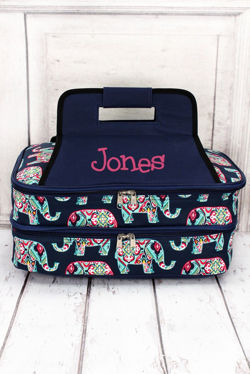 monogrammed casserole carrier