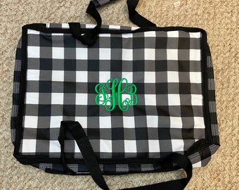 Personalized Monogrammed Crockpot Carrier