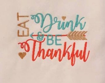 Monogrammed Kitchen Towel