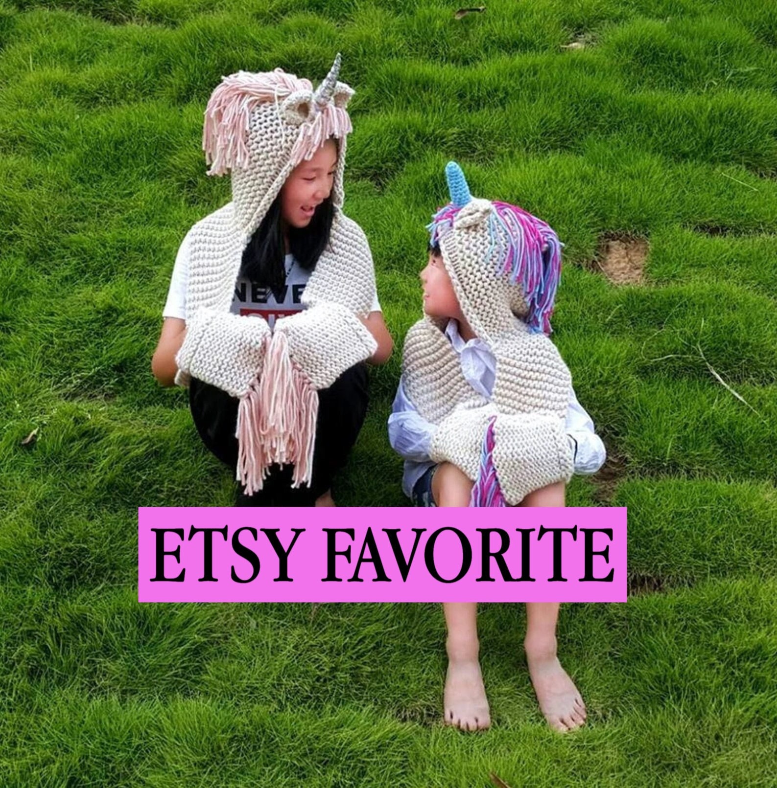 unicorn hat scarf and gloves all in one
