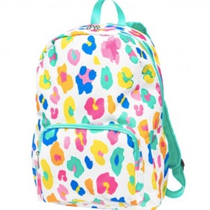 Girls Monogram Backpack and Matching Lunch Box Set Personalized Fun ...