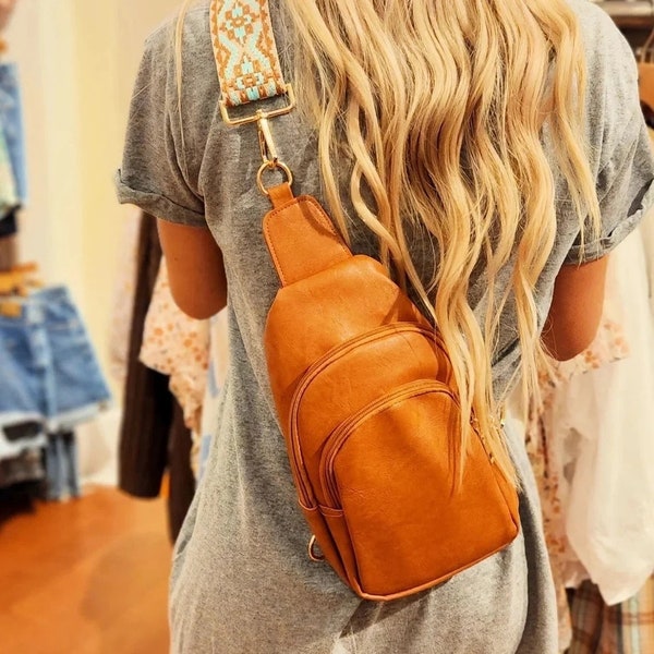 Cross Body Bag With Interchangeable Strap Etsy