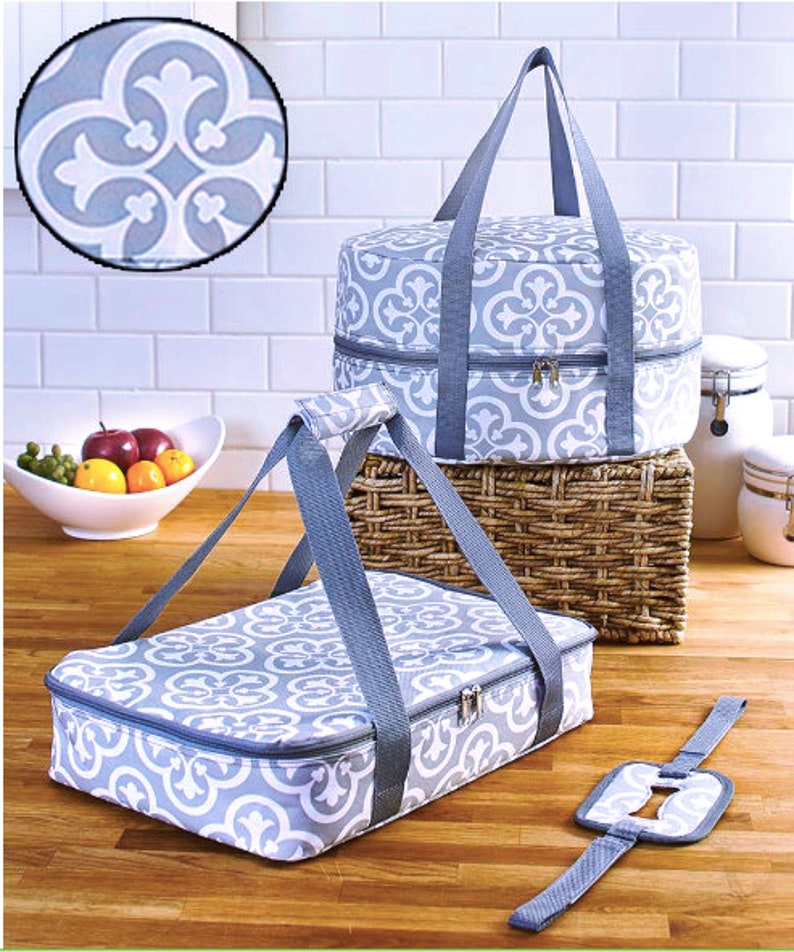 Monogrammed Insulated Crock Pot Slow Cooker Dutch Oven image 1