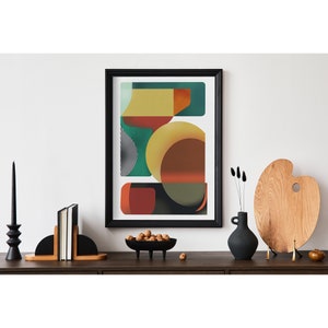 Warm Abstract Wall Art, Downloadable Prints, Bedroom, Dining or Living Room Art, Modern, Minimalistic