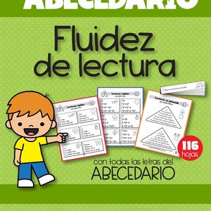 FLUIDEZ LECTORA con el Abecedario / Fluidez de lectura en español