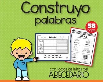 CONSTRUYO PALABRAS con el Abecedario / Spanish Alphabet Word Building