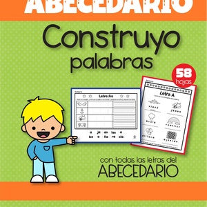 CONSTRUYO PALABRAS con el Abecedario / Construção de palavras do alfabeto espanhol