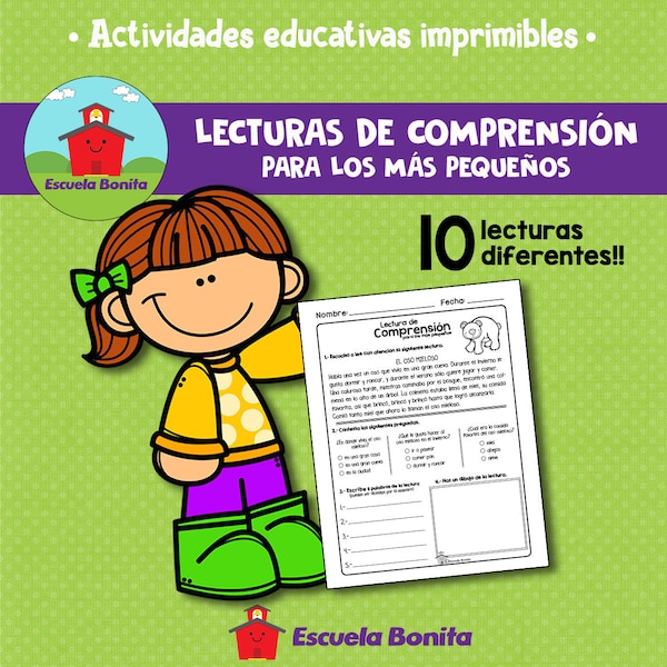 Lecturas de comprensión para niños // Reading Comprehension for kids