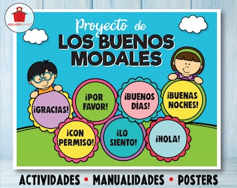 Proyecto sobre los BUENOS MODALES / Good manners UNIT in Spanish