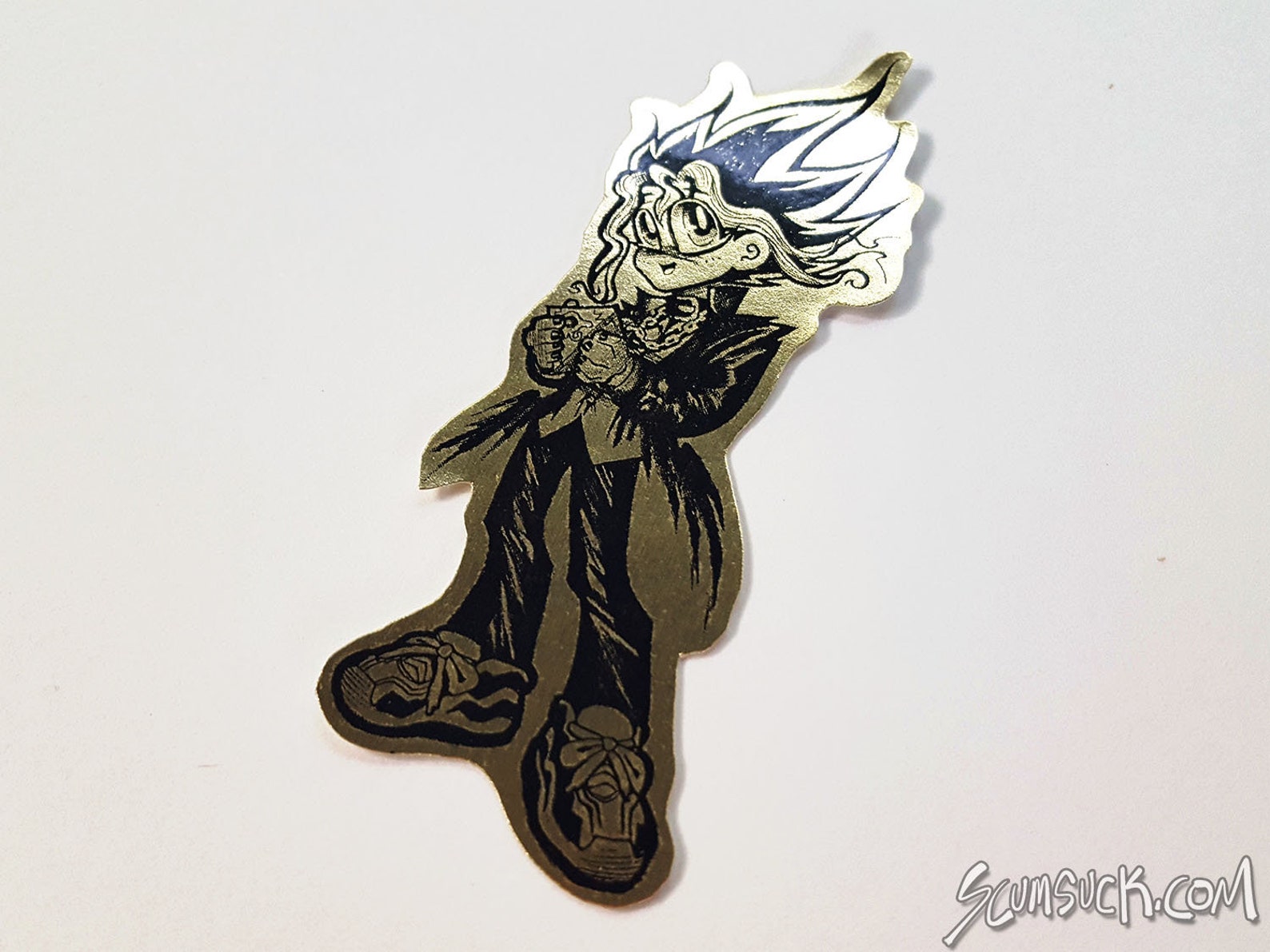 STICKERS yugioh gold foil stickers Yami yugi and yugi mutou Etsy
