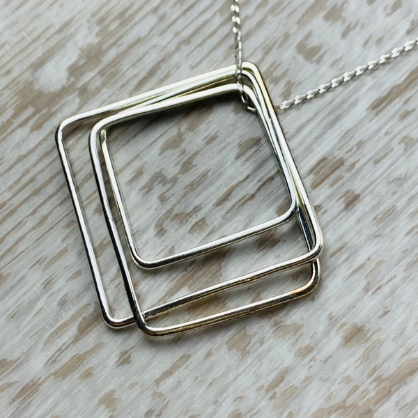 Rectangle Pendant - Etsy