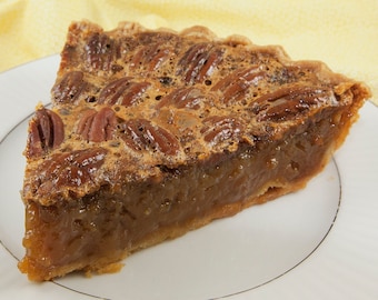 Bourbon Toasted Pecan Pie , Regular or Gluten Free Whole Pie