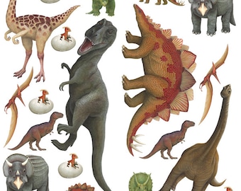 Dinosaurs Economy Size Collection Panel (48 in. x 48 in.)