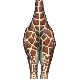 キリンのウォールステッカー