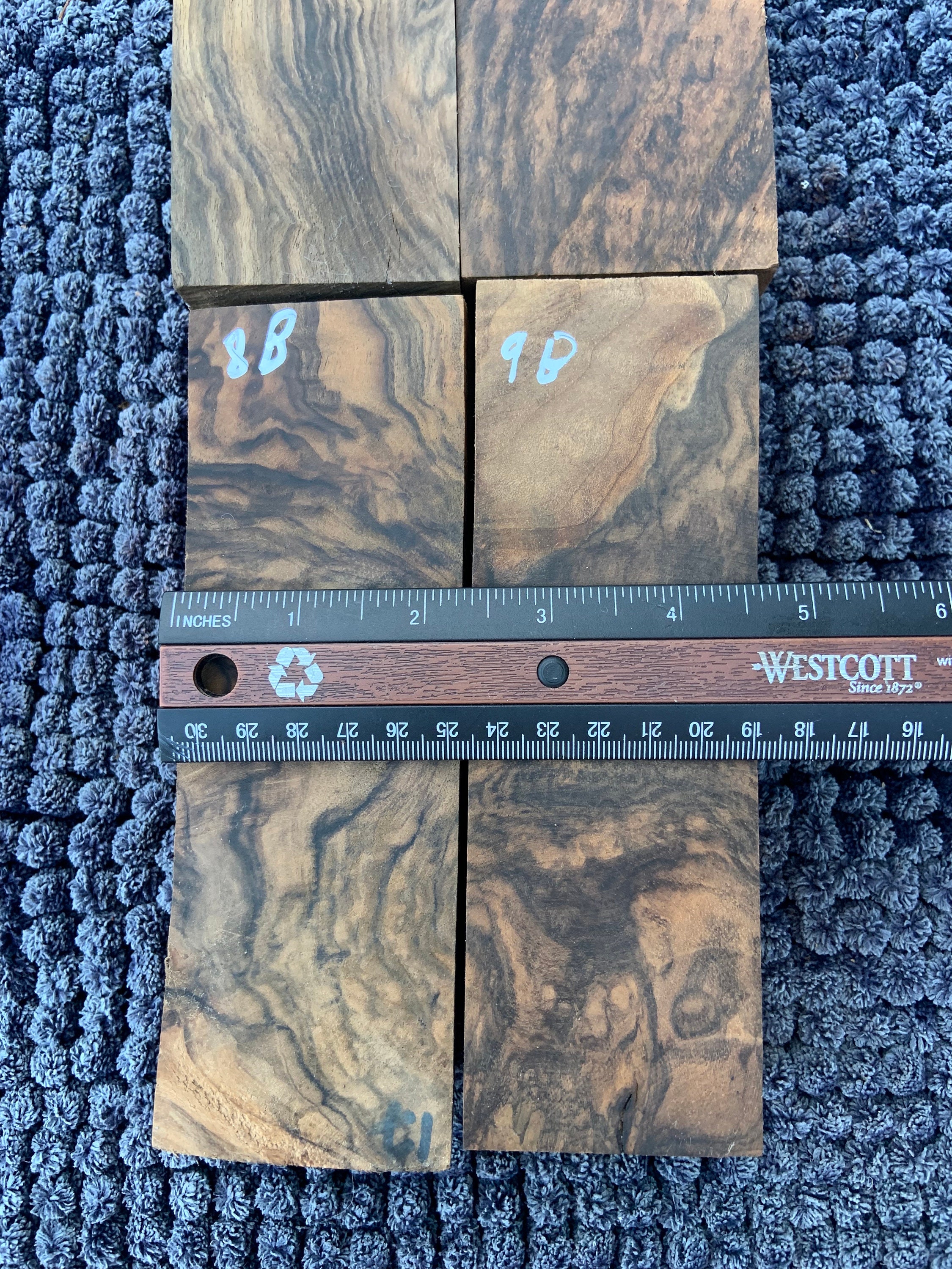 Turka Blocks Turkish Walnut Blocks 30 Each Ships From Dallas, Texas. Choose Blocks ...