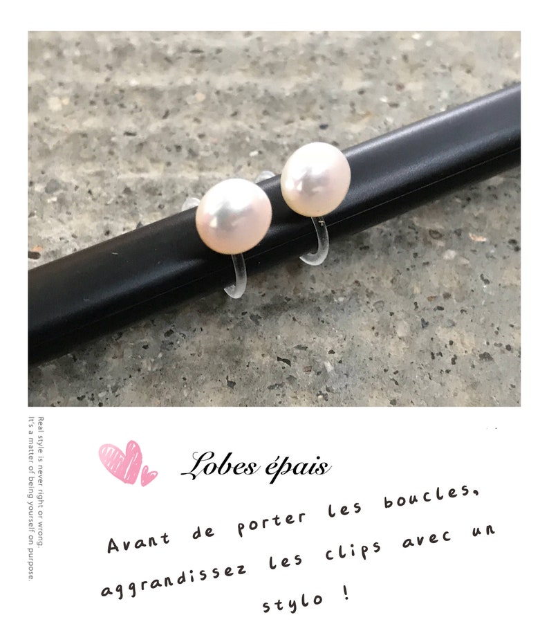 Boucles d'oreilles Clips INVISIBLES Cercle couleur Or Mat, Clips d'oreilles confortable bijoux minimaliste quotidien. imagem 9