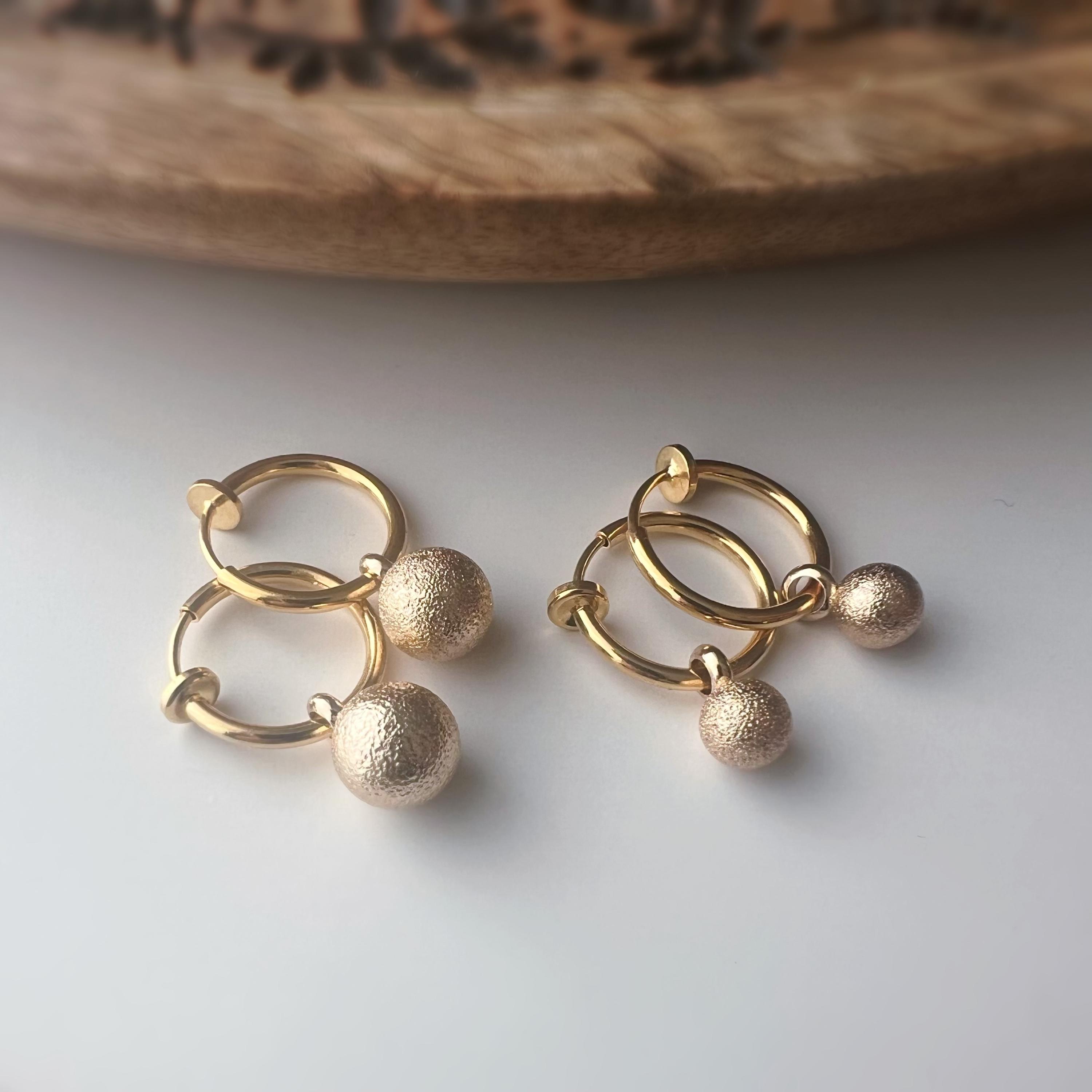 Boucles D'oreilles Créoles Torsadées En Or 30mm - Hypoallergéniques, Plaqué Or 18 Carats, Vintage