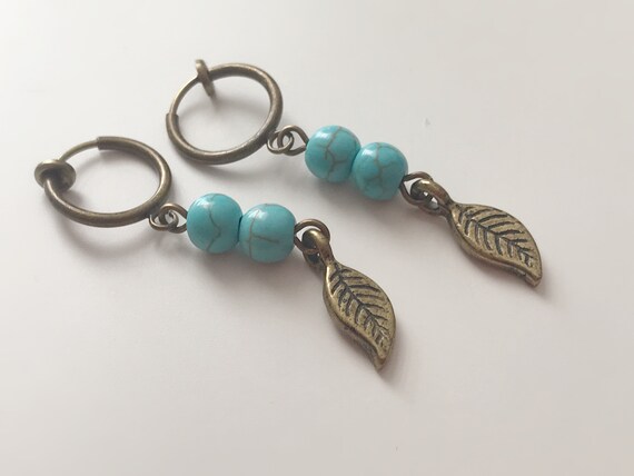 Small Turquoise Bronze Ring Small Turquoise Bronze Ring