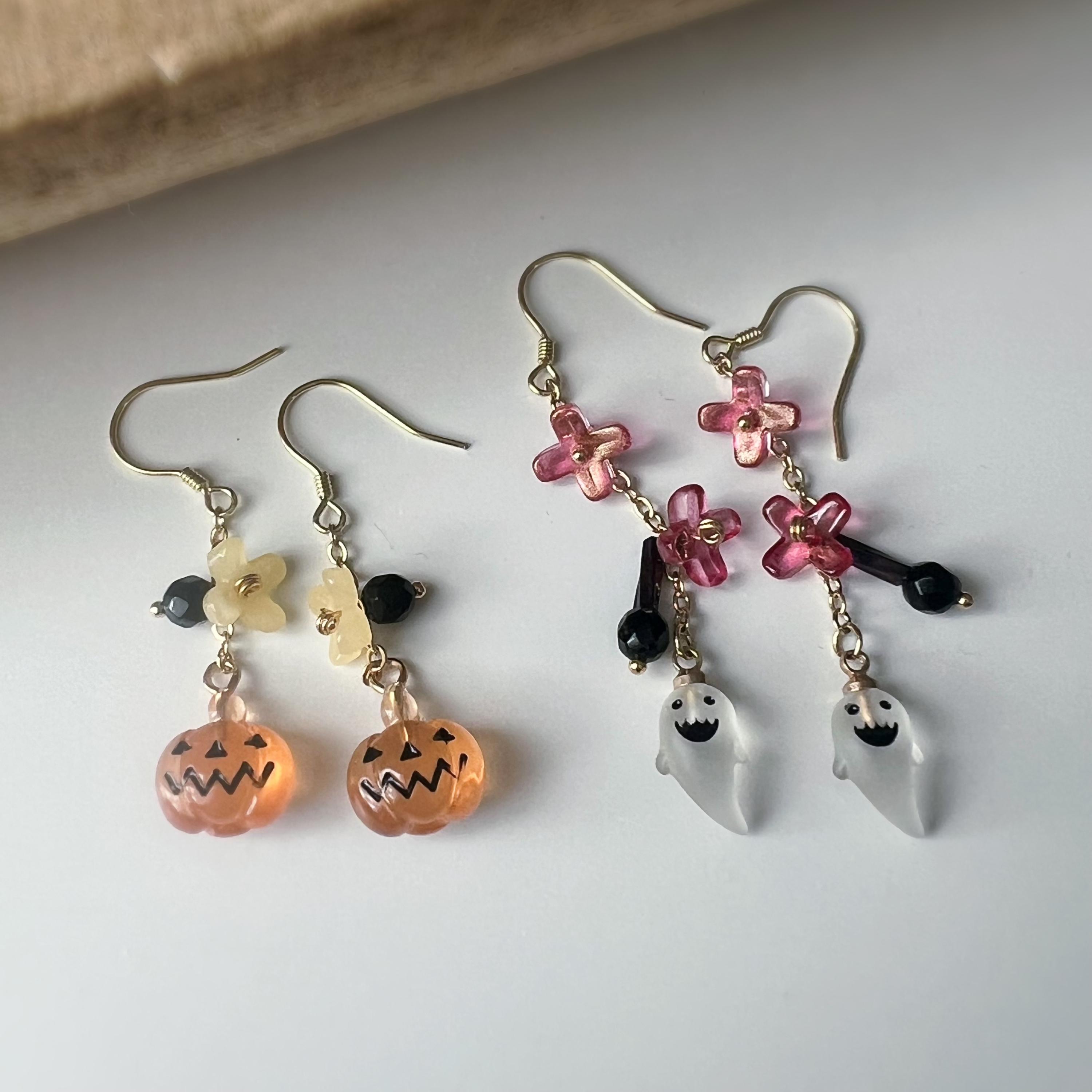 Orecchini da donna per Halloween all'ingrosso Mostro Fantasma Zucca