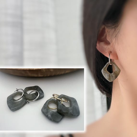 Mini orecchini a clip invisibili, mini orecchini a cerchio in oro/argento con zirconi, orecchini a clip minimalisti, delicati e comodi - Italia