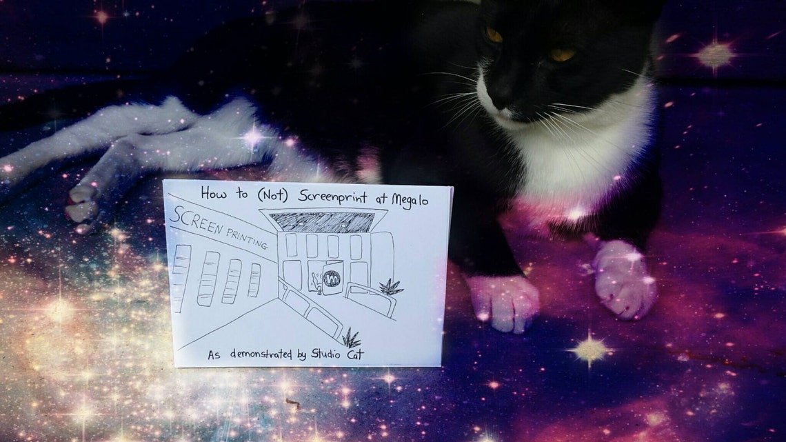 Art Zine Cat Lovers Zine Screen Printing Zine Print Makers Etsy Australia