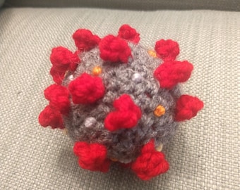 Covid-19 Virus Amigurumi Plushie