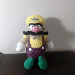 Wario Amigurumi Plushie Doll