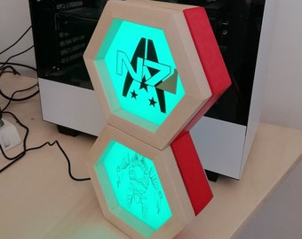 RGB LED Hexagon Nerd Lamp for Gamers