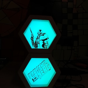 RGB LED Hexagon Nerd Lamp for Gamers