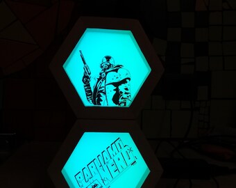 RGB LED Hexagon Nerd Lamp for Gamers