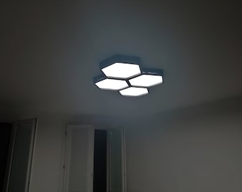 Hexagon LED panel with Bluetooth - Lamp 125W 4000K