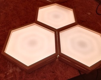 Honeycomb LED panel - hexagonal shape lamp 70W 3500K