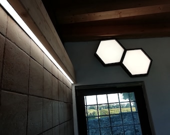 Hexagon LED panel - mid power Lamp 50W 3000K