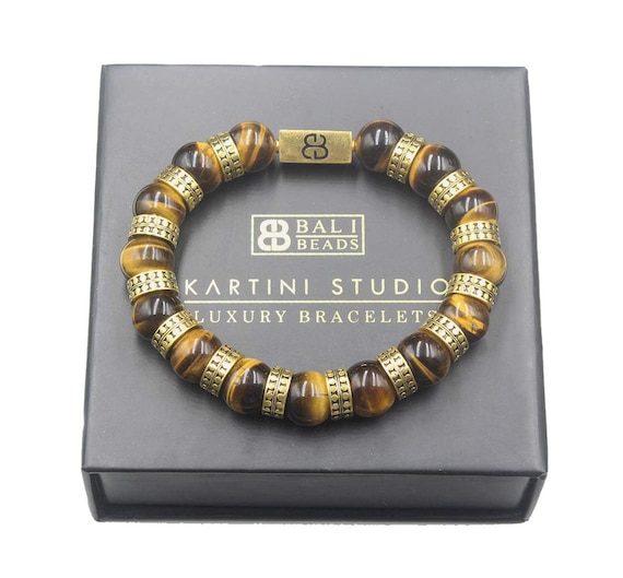 Buy Grey Jasper and Gold Vermeil Beaded Bracelet, Men's Grey Bracelet, Bead Bracelet  Men, Men's Bracelet, Designer Bracelet Online in India - Etsy