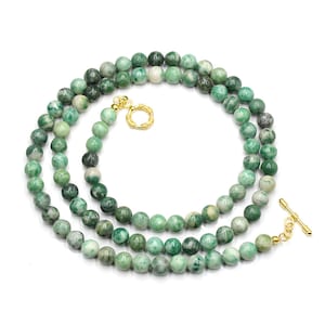 Qinghai Jade Necklace, Men&#39;s Necklace, Beaded Necklace, Unisex Jade Necklace, Men&#39;s Jade Necklace, Jade Beads Necklace