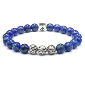 Men&#39;s Lapis Lazuli Bracelet, Beads Bracelet Men, Bracelet for Man, Lapis Lazuli Bracelet, Bead Bracelet Man, Men&#39;s Bracelet, Man&#39;s Bracelet