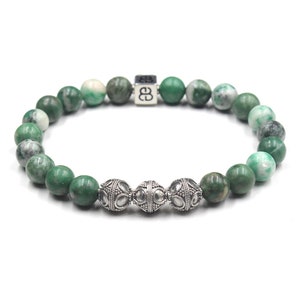 Qinghai Jade Bracelet, Bracelet for Men, Guy&#39;s Bracelet, Jade Bracelet, For Men, Men&#39;s Wristband, Men&#39;s Jewelry, Bracelet for Man