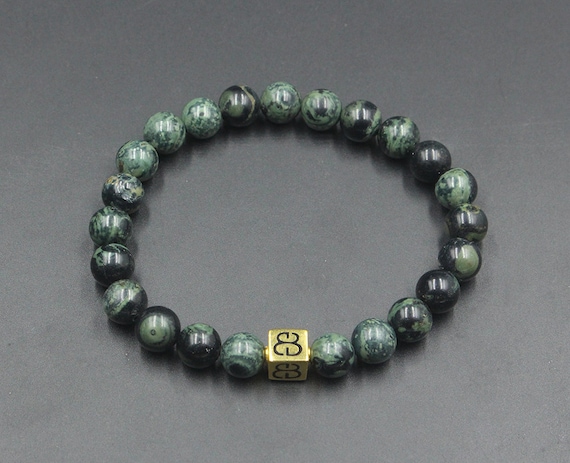 58.7-59.5mm Natural Dark Green Nephrite Jade Bangle Bracelet w/ Certificate  - 3JADE wholesale of jade carvings, jewelry, collectables, prayer beads