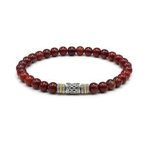 Apple Jasper Bracelet, Bead Bracelet Man, Unisex Bracelet, Bracelet Men, Men&#39;s Bracelet