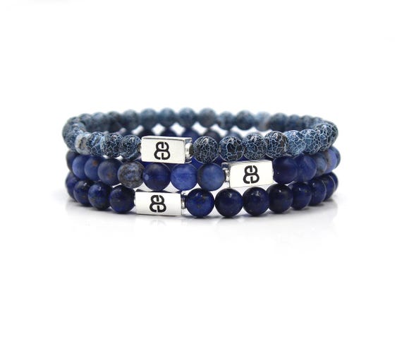 Bolo Charm Friendship Bracelet Lapis Lazuli Beaded Gold-plated Sterling Silver Bolo Charm Friendship Bracelet Lapis Lazuli Beaded Gold-plated Sterling Silver