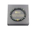 Dark Green Jade Bracelet, Jade Bracelet, Men's Beaded Bracelet, Mens Bracelet, Bead Bracelet Man, Jade and Gold Bracelet, Jade Bracelet Man product logo