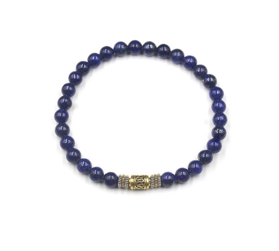 Lapis lazuli bracelet etsy deals