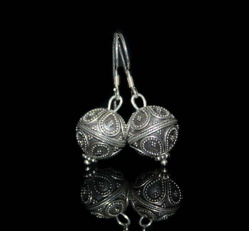 Mermaid .925 Sterling Silver Earrings from Bali